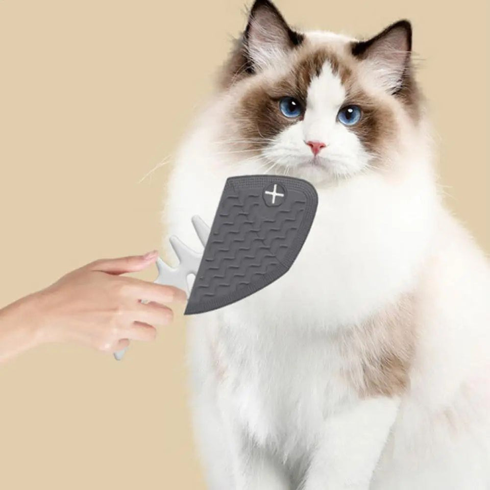 FishBone Brush - Katzen- und Hundebürste, Fischgräten-Design