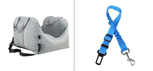 Car Dog Seat - Asiento Portátil para Perro en el Coche, Seguro y Cómodo para Viajar