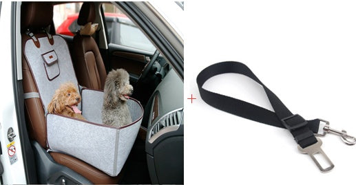 Retro Pet Car Mat - Alfombra para Coche de Uso Dual para Mascotas
