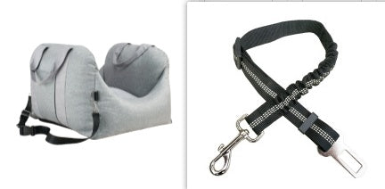 Car Dog Seat - Asiento Portátil para Perro en el Coche, Seguro y Cómodo para Viajar