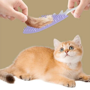 FishBone Brush - Katzen- und Hundebürste, Fischgräten-Design