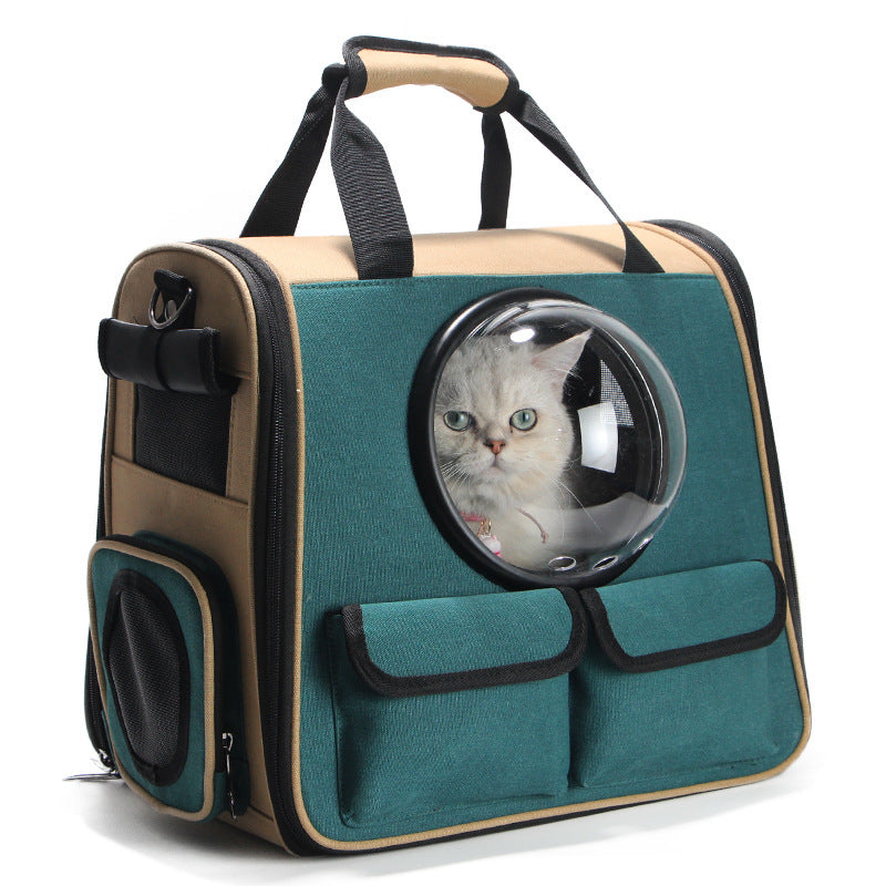 PetGo Travel Backpack - Mochila Espacial para Perros y Gatos