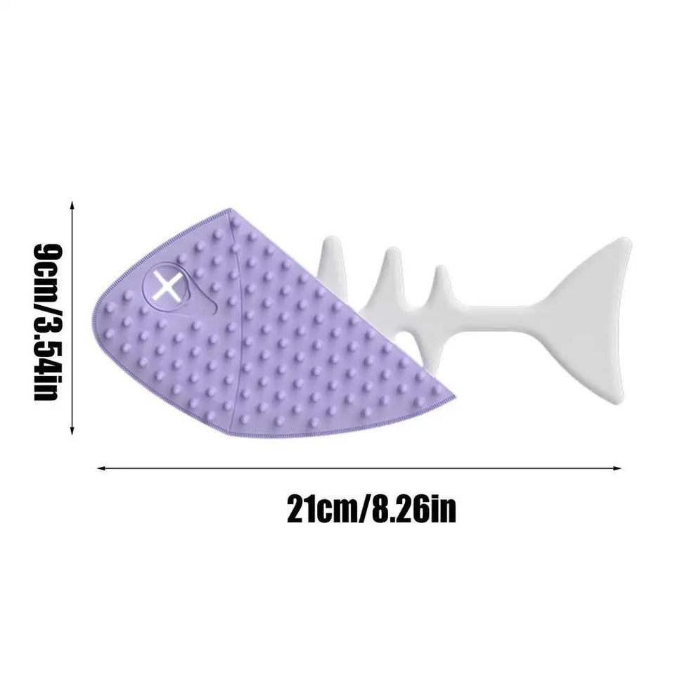 FishBone Brush - Katzen- und Hundebürste, Fischgräten-Design