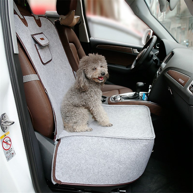 Retro Pet Car Mat - Alfombra para Coche de Uso Dual para Mascotas