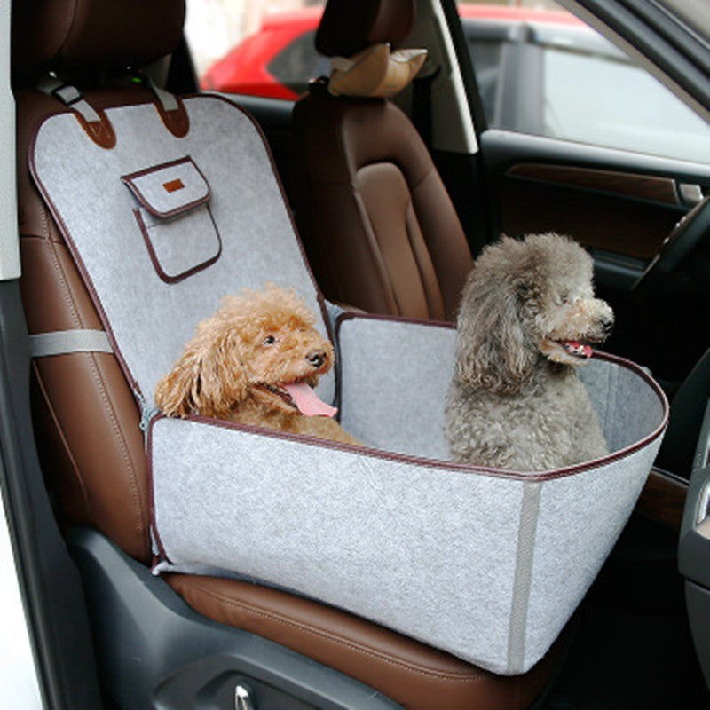 Retro Pet Car Mat - Alfombra para Coche de Uso Dual para Mascotas