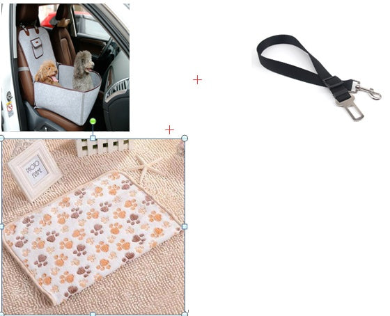 Retro Pet Car Mat - Alfombra para Coche de Uso Dual para Mascotas