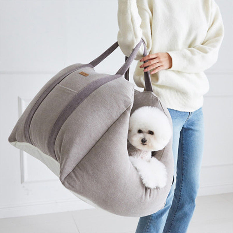 Car Dog Seat - Asiento Portátil para Perro en el Coche, Seguro y Cómodo para Viajar