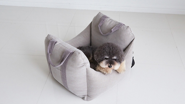 Car Dog Seat - Asiento Portátil para Perro en el Coche, Seguro y Cómodo para Viajar