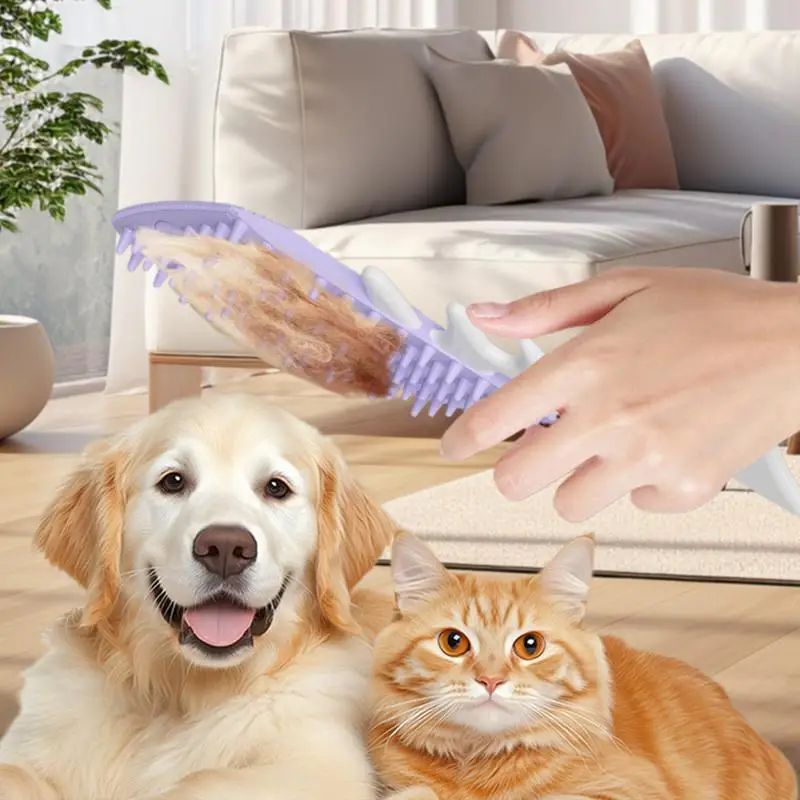 FishBone Brush - Katzen- und Hundebürste, Fischgräten-Design