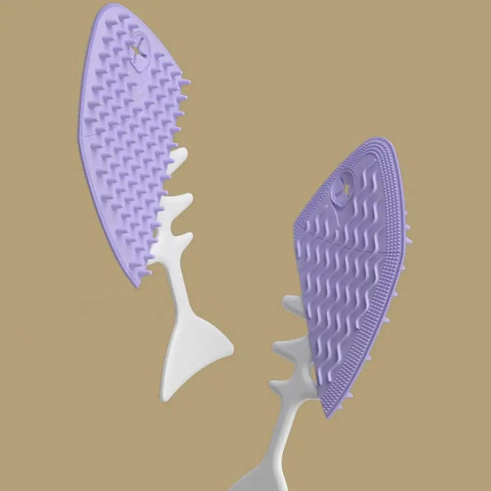 FishBone Brush - Katzen- und Hundebürste, Fischgräten-Design