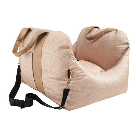 Car Dog Seat - Asiento Portátil para Perro en el Coche, Seguro y Cómodo para Viajar