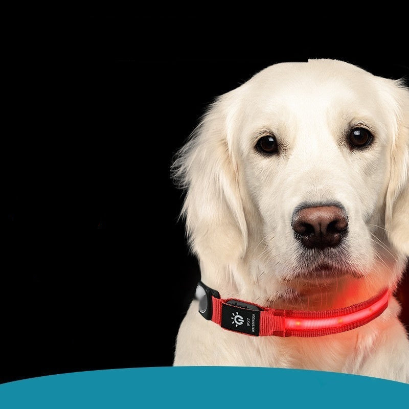 LED Waterproof Pet Tracker Collar - Waterproof Luminous Pet Tracker Collar