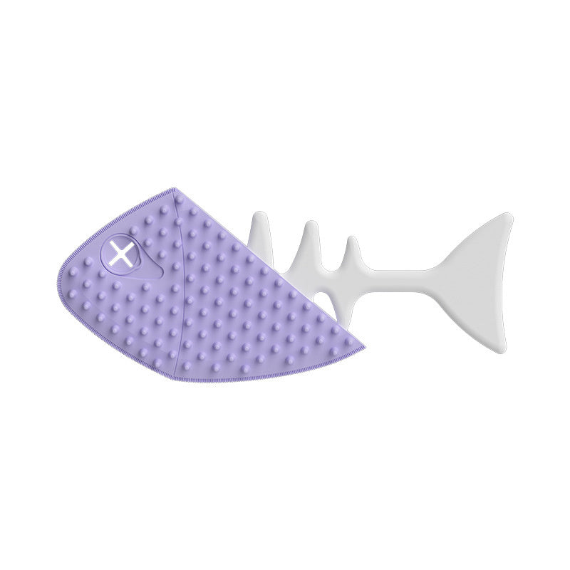 FishBone Brush - Katzen- und Hundebürste, Fischgräten-Design