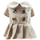 Pet Clothes Khaki - Abrigo Trench para Mascotas