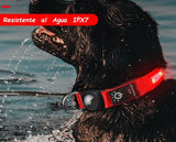 LED Waterproof Pet Tracker Collar - Waterproof Luminous Pet Tracker Collar